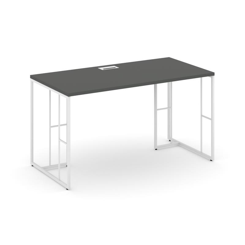 Rift Стол письменный RF.SP-003 Антрацит NEW/Металл Белый 1380*600*750
