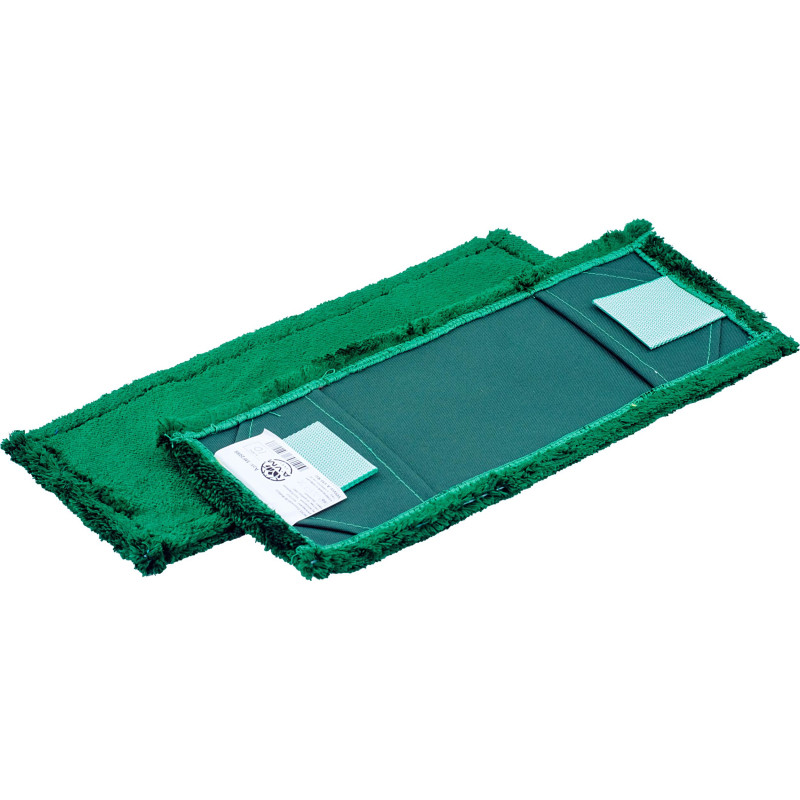 Насадка МОП 40х13 см микрофибра ухо+карман зеленый MF2088