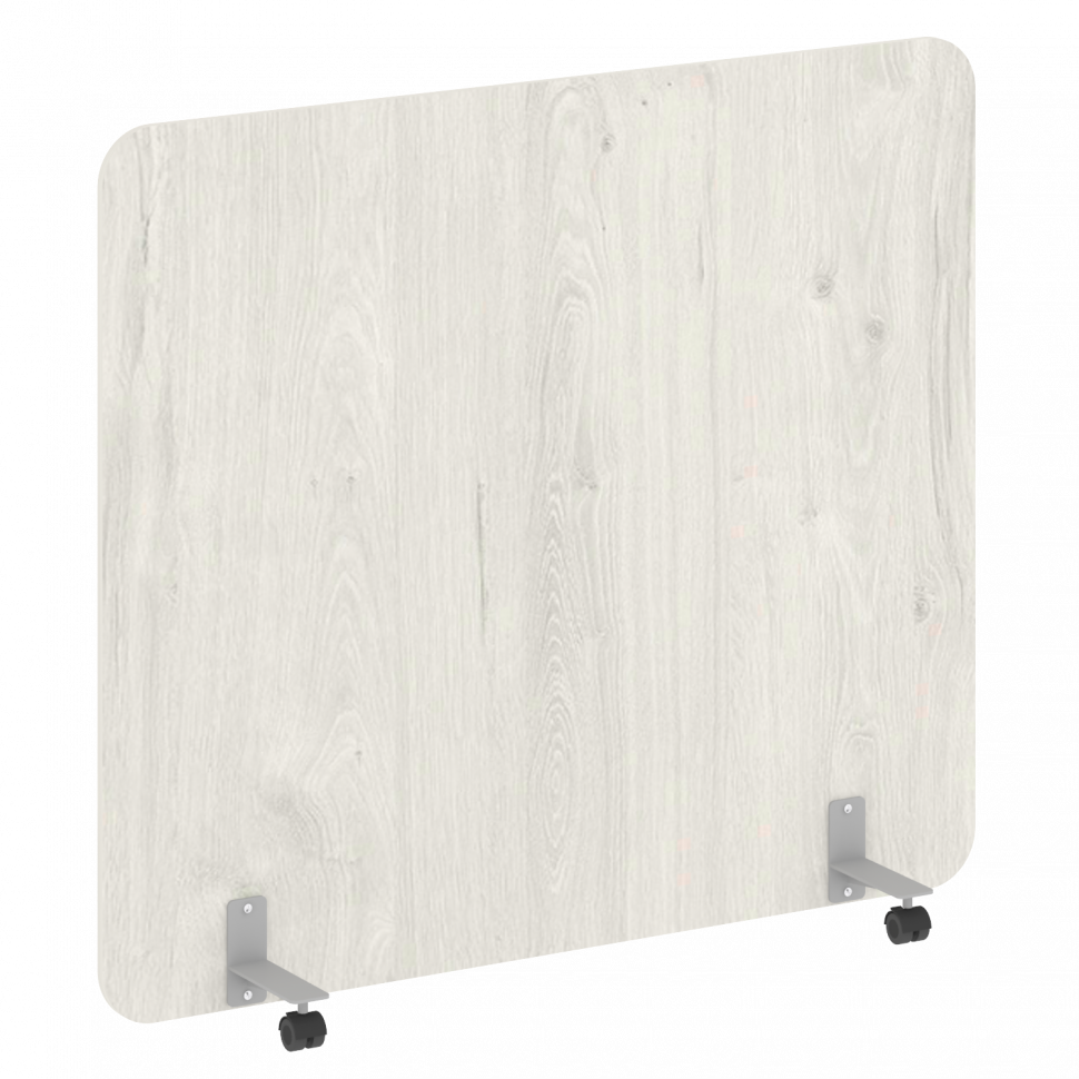 R-line Перегородка на металлических опорах, на роликах DP.R-160-140 Дуб Наварра/Металл Серый 1600*18