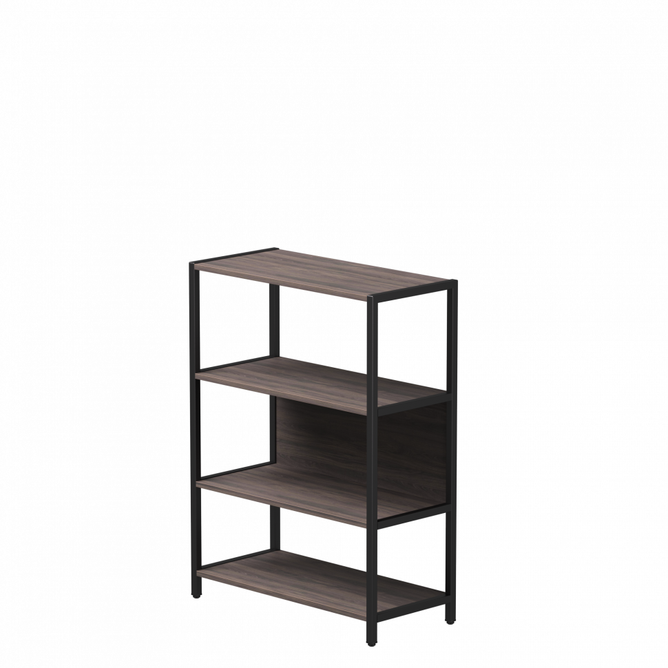 Стеллаж металлический средний Everprof EVO (ЭВО) 830х385x1120 Дуб Пасадена/Черный