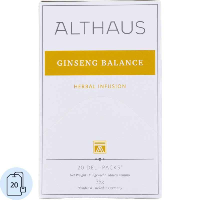 Чай Althaus Ginseng balans Deli Pack 20пак x 1.75г TALTHB-DP0024