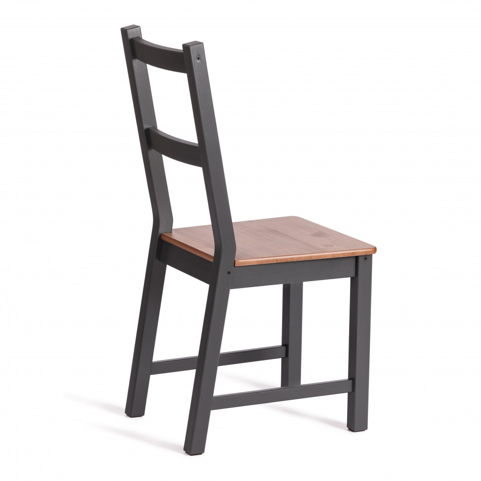Стул Соната / Sonata chair массив сосны, 41х50х95 см, антик /графит