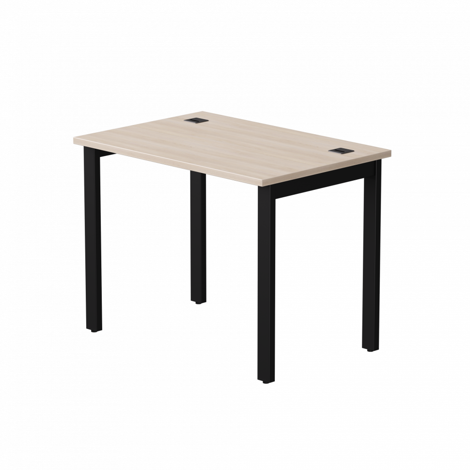 Стол прямой Everprof EVO (ЭВО) на металлокаркасе 980х670х755 мм Дуб Соната/Черный
