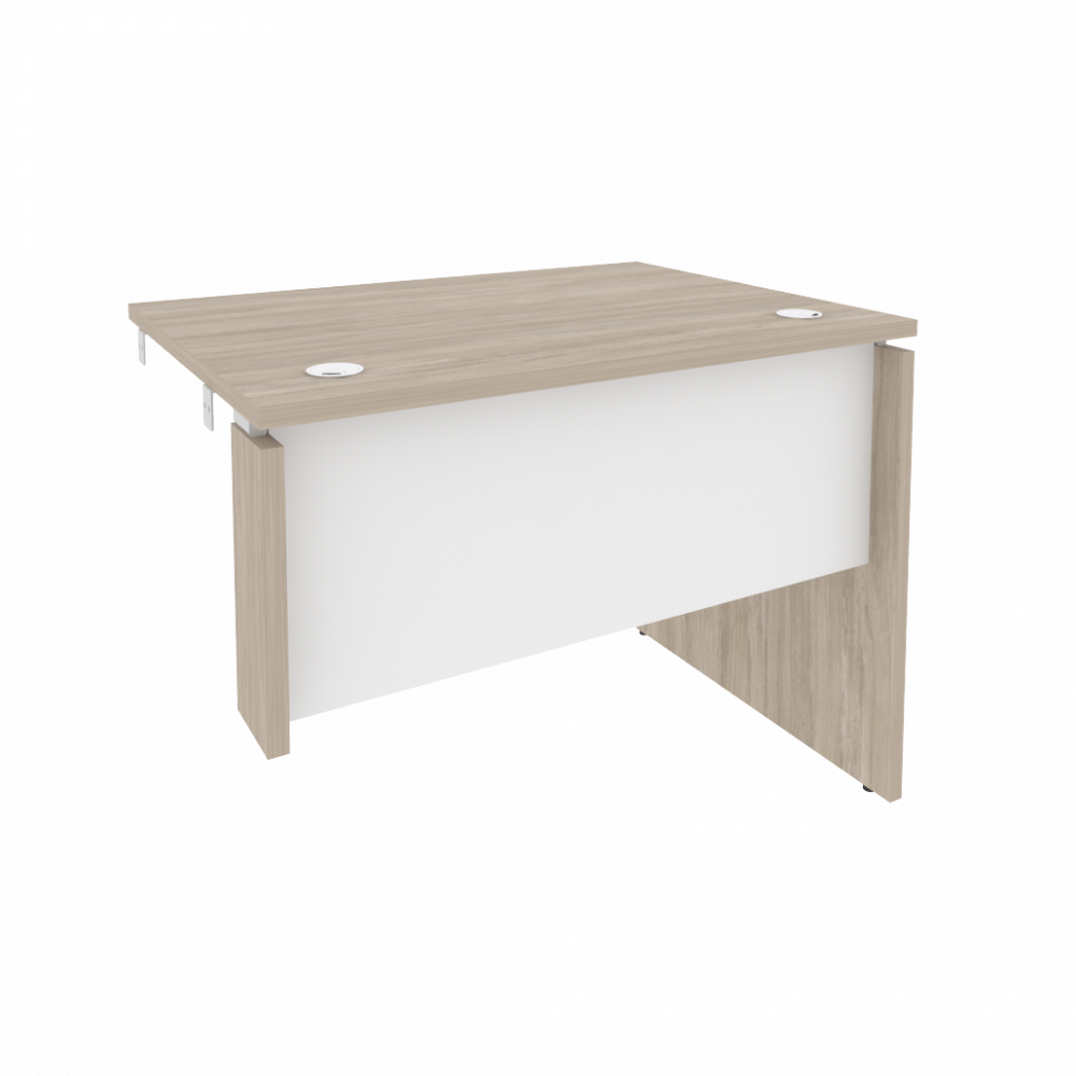 Onix Стол-приставка правый к опорным элементам O.SPR-1.7 (R) Дуб Аттик/Белый Бриллиант 980*720*750