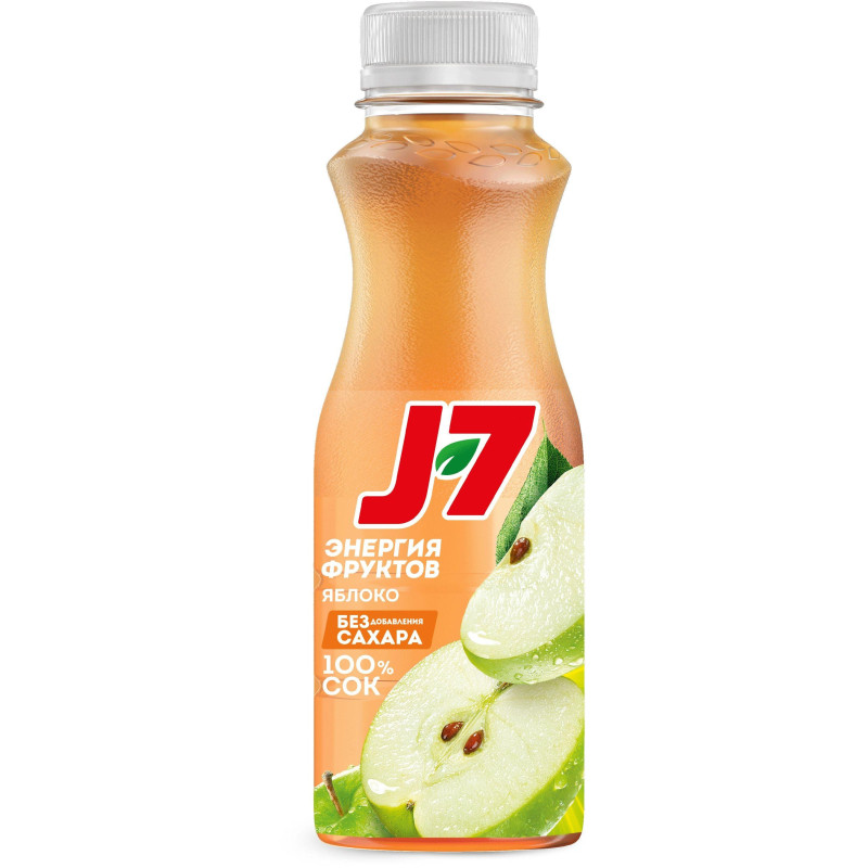 Сок J7 Яблоко осв., ПЭТ, 0,3л