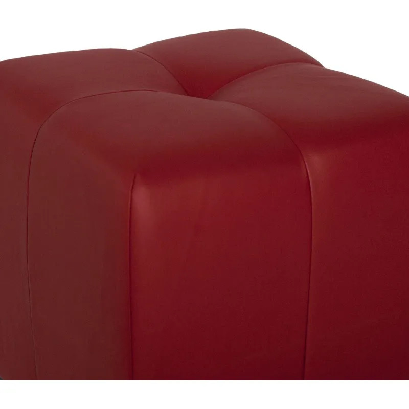 Пуф ЭТ_Николь, к/з красный матовый LUX RED