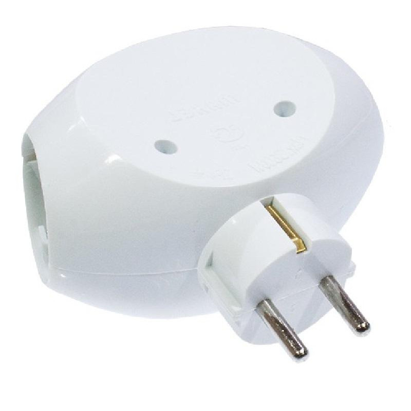 Розетка разветвитель (тройник) с/з 16А Makel 10015