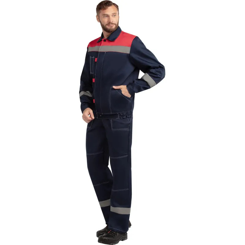 Костюм лет муж (куртка, пк) л20 син/крас 104-108/170-176 (Арсенал-СП)