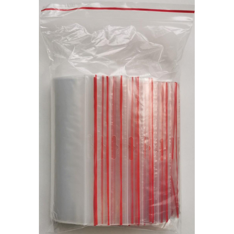 Пакет с замком (Zip Lock) с европодвесом 15 х 20 см, 60 мкм, 100 шт/уп