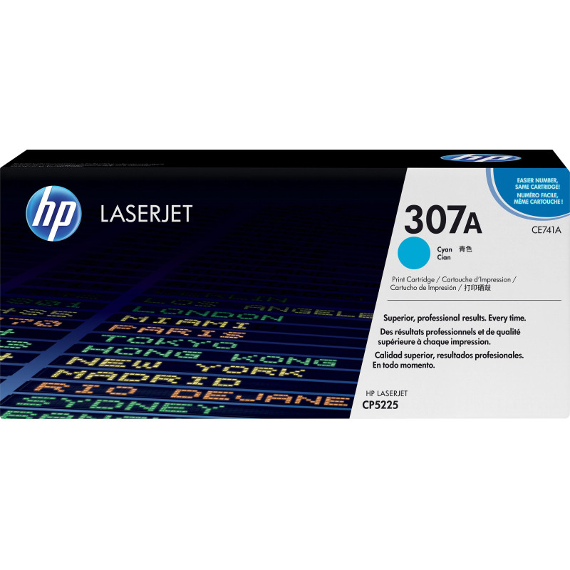 Картридж лазерный HP 307A CE741A гол. для CLJ CP5225