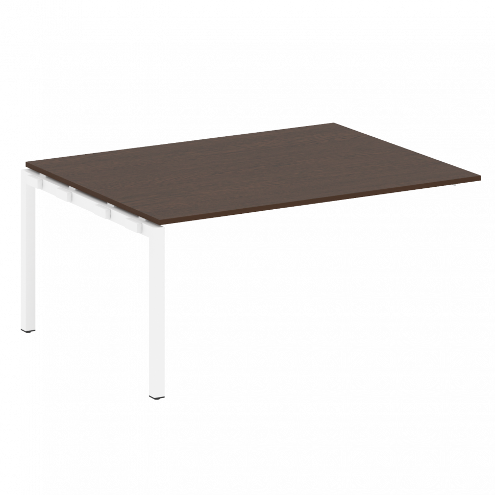 Metal System Quattro Проходной элемент перег. стола на П-образном м/к 50БП.ППРГ-4 Венге Цаво/Металл