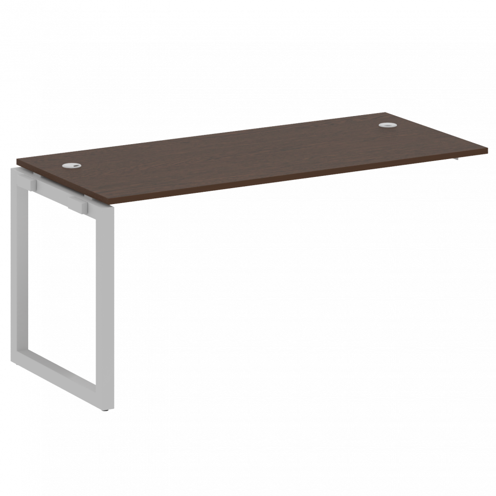 Metal System Quattro Проходной элемент рабочей станции на О-образном м/к 50БО.ПРС-СП-1.4 Венге Цаво/