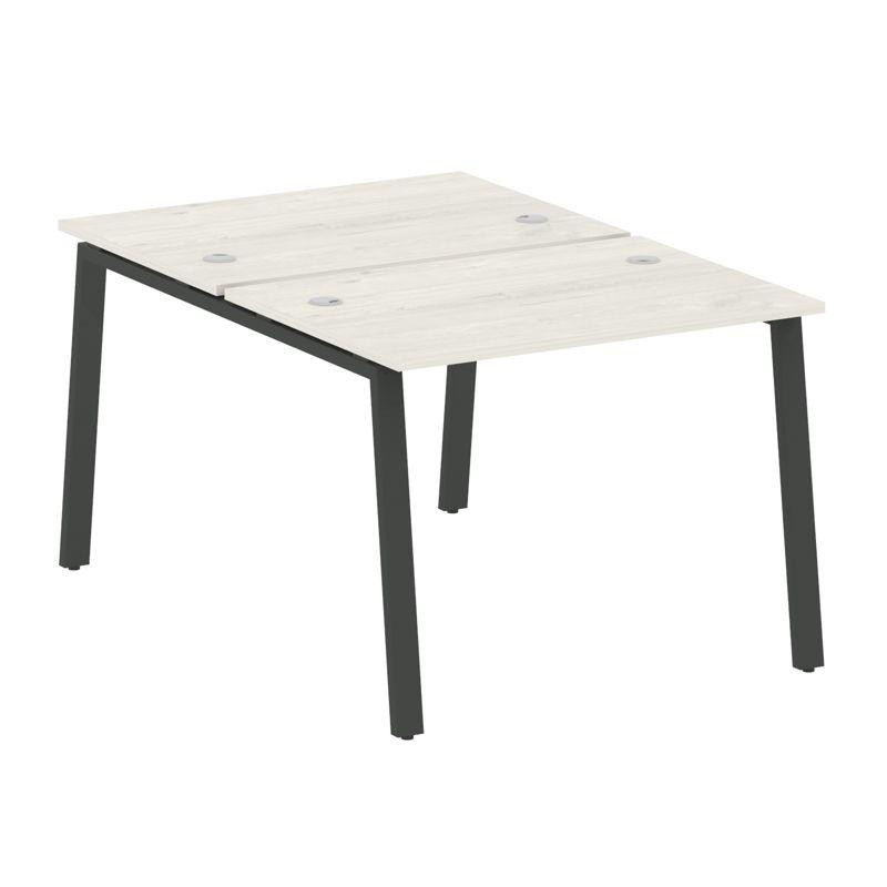 Metal System Рабочая станция на А-образном м/к БА.РАС-СП-2.1 Дуб Наварра/Металл Антрацит 1000*1475*7