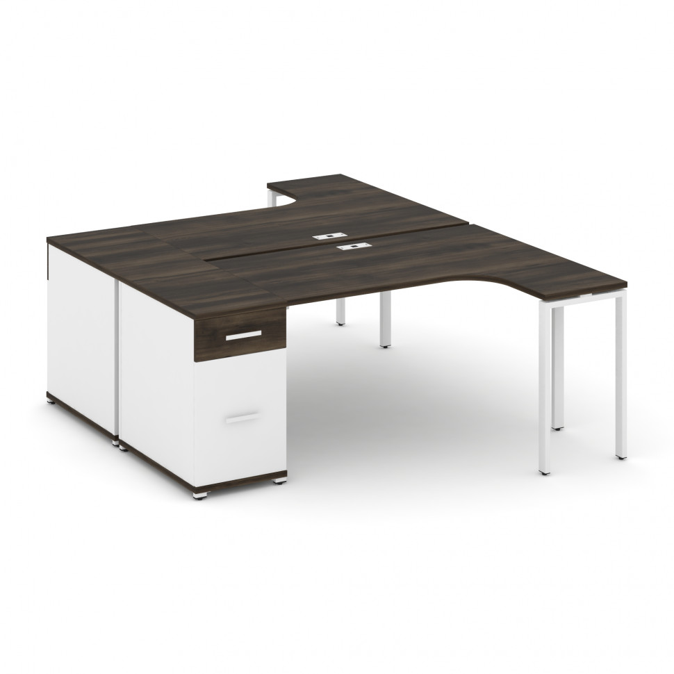 Concept Рабочая станция CN.DSA-403 W Дуб Мали/Белый Бриллиант/Металл Белый 1800*1180*750 Concept Рабочая станция CN.DSA-403 W Дуб Мали/Белый Бриллиант/Металл Белый 1800*1180*750