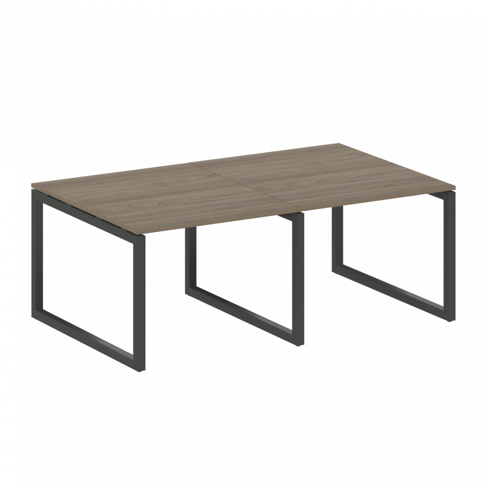 Metal System Quattro Переговорный стол (2 столешницы) на О-образном м/к 50БО.ПРГ-2.1 Вяз Благородный Metal System Quattro Переговорный стол (2 столешницы) на О-образном м/к 50БО.ПРГ-2.1 Вяз Благородный