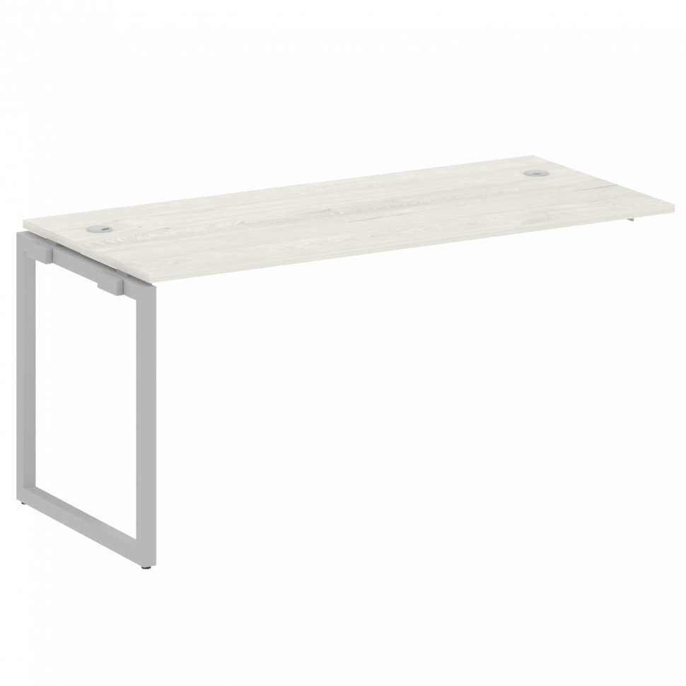 Metal System Quattro Проходной элемент рабочей станции на О-образном м/к 40БО.ПРС-СП-1.4 Дуб Наварра