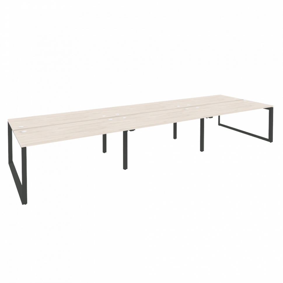 Onix Рабочая станция на О-образном м/к O.MO-D.RS-6.4.7 Денвер Светлый/Металл Антрацит 4740*1475*750 Onix Рабочая станция на О-образном м/к O.MO-D.RS-6.4.7 Денвер Светлый/Металл Антрацит 4740*1475*750