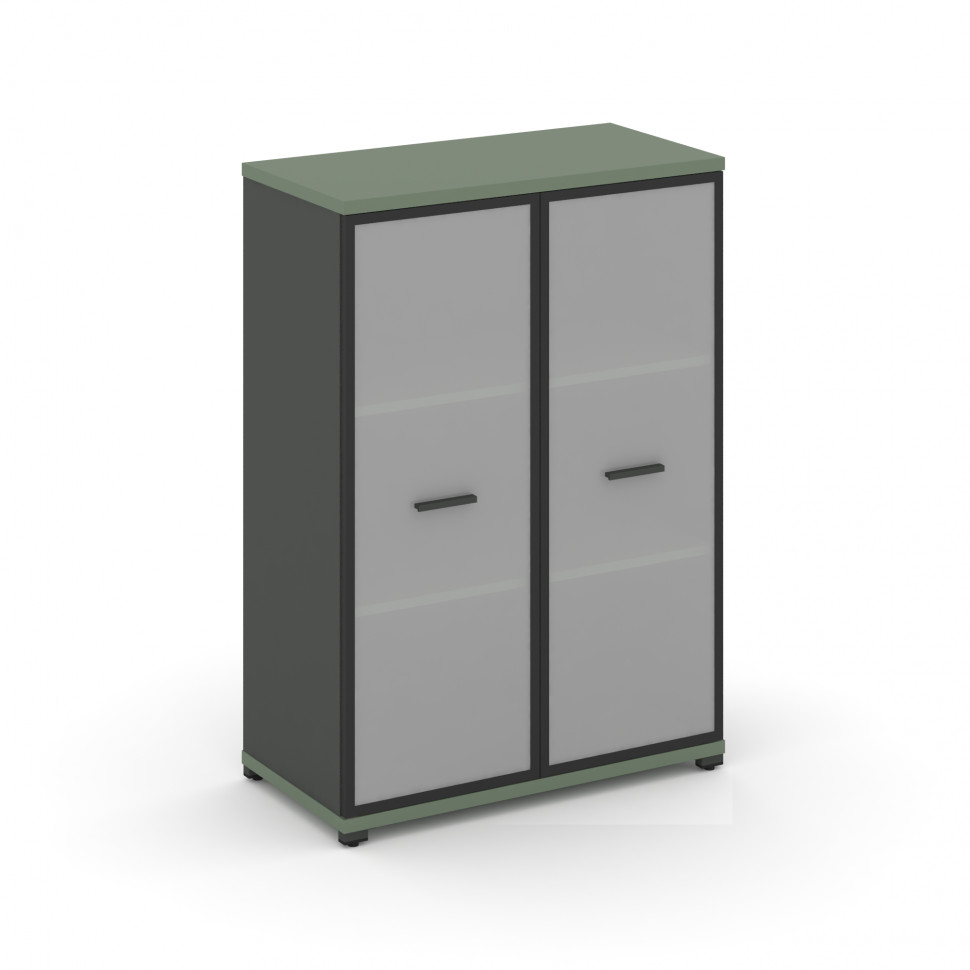 Concept Шкаф 1 широкая секция, 3 ниши CN.STS-316 RMB A Кобо/Антрацит/Металл Антрацит/Сатин 836*420*1