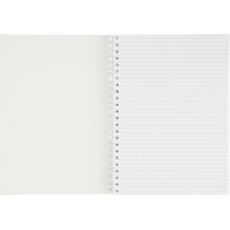 Бизнес-тетрадь А5 96л Attache Metallic Синий клетка, греб, картон, фольга Бизнес-тетрадь А5 96л Attache Metallic Синий клетка, греб, картон, фольга