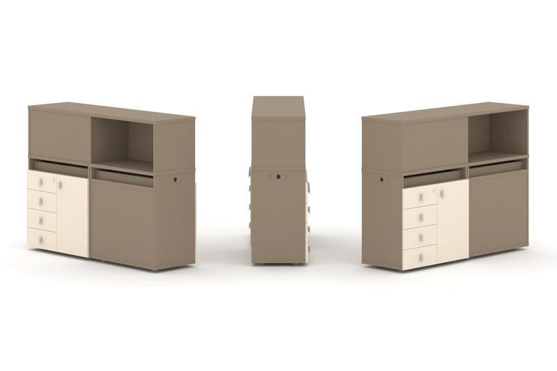 Estetica Набор №15. Тумба двойная+низкая надставка ES.NB.2N-15 Латте/Сатин 1500*410*1135 Estetica Набор №15. Тумба двойная+низкая надставка ES.NB.2N-15 Латте/Сатин 1500*410*1135