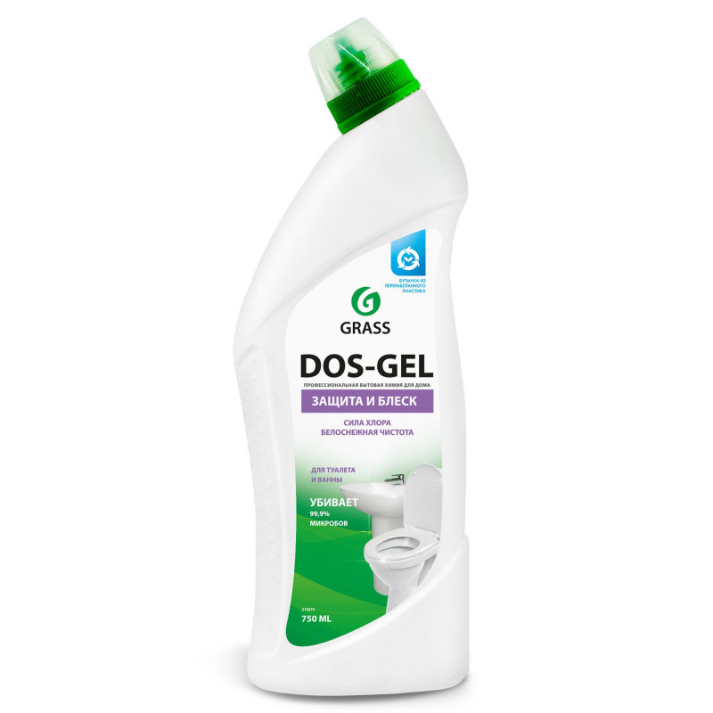 Средство для сантехники DOS GEL 750мл гель (дезинфекция, плесень, грибок)