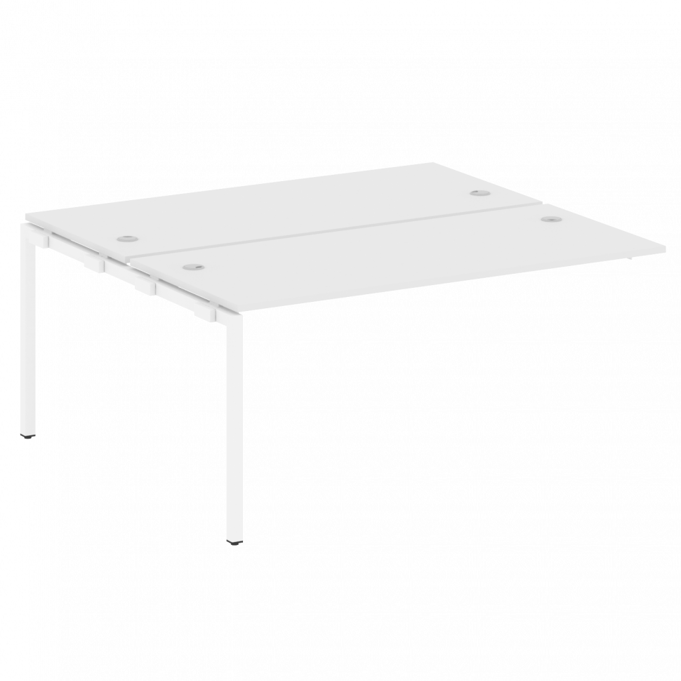 Metal System Quattro Проходной элемент рабочей станции на П-образном м/к 40БП.ПРС-СП-2.4 Белый/Метал Metal System Quattro Проходной элемент рабочей станции на П-образном м/к 40БП.ПРС-СП-2.4 Белый/Метал