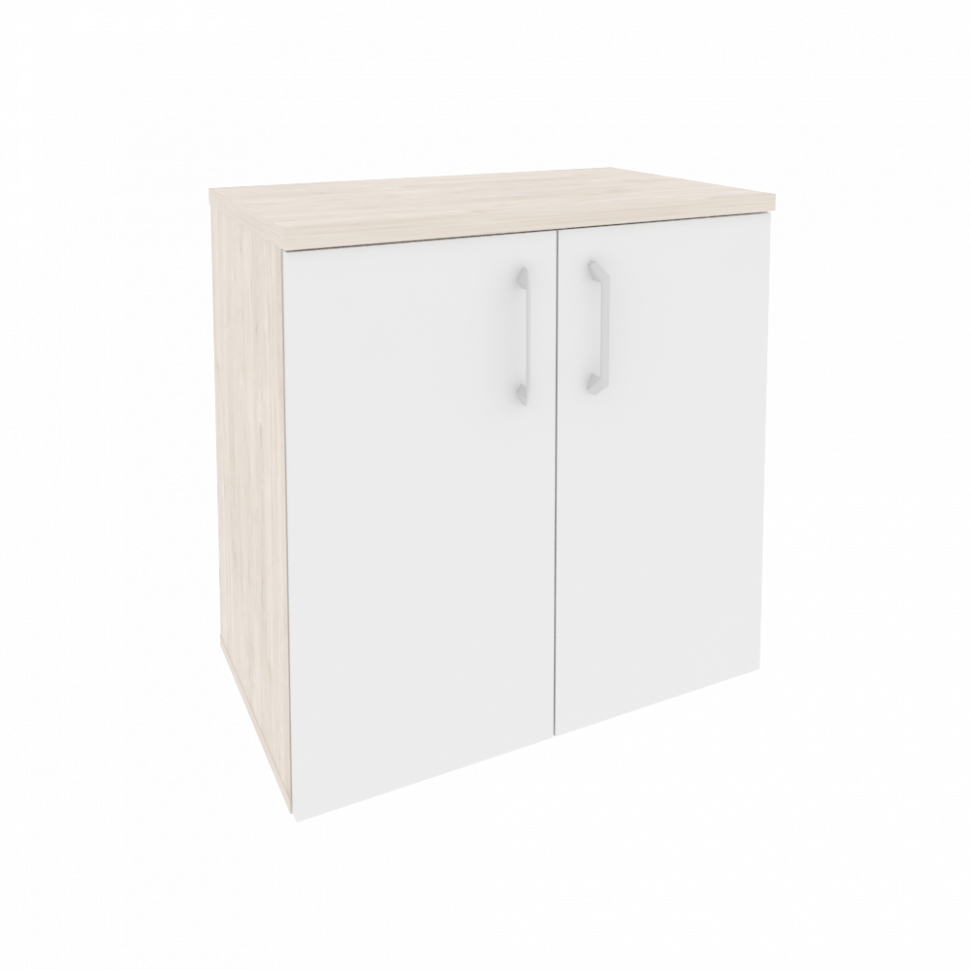 Onix Шкаф приставной/опорный O.SHPO-7 Денвер Светлый/Белый Бриллиант 720*432*750