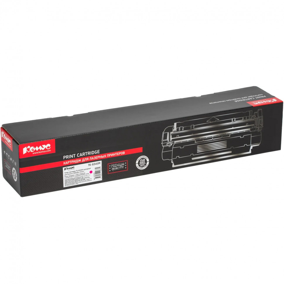 Тонер-картридж КОМУС TK-8345M пурп. для Kyocera 2552ci