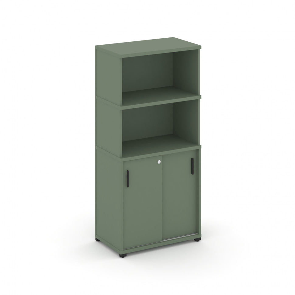 Concept Шкаф-купе опорный/приставной с надставкой выс. CN.SOPK-003 B Кобо/Металл Черный 720*420*1530