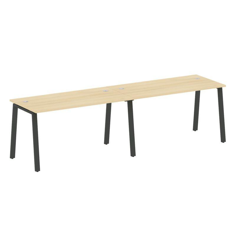 Metal System Рабочая станция на 2 места на А-образном м/к БА.СМ-2.3 Акация Лорка/Металл Антрацит 280 Metal System Рабочая станция на 2 места на А-образном м/к БА.СМ-2.3 Акация Лорка/Металл Антрацит 280