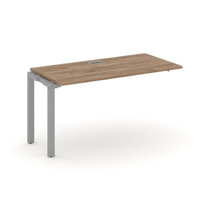 Style Project Проходной наб. элем. SN-59P.ONRS-003 Дуб Табак/Металл Серый/Серебро Заглушка 1380*600*