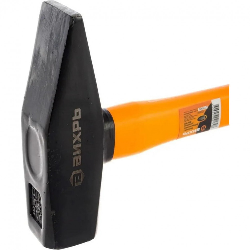 Молоток 800гр. Квадрат.боек, фиберглассовая двухкомп. ручка Вихрь 73/6/8/7