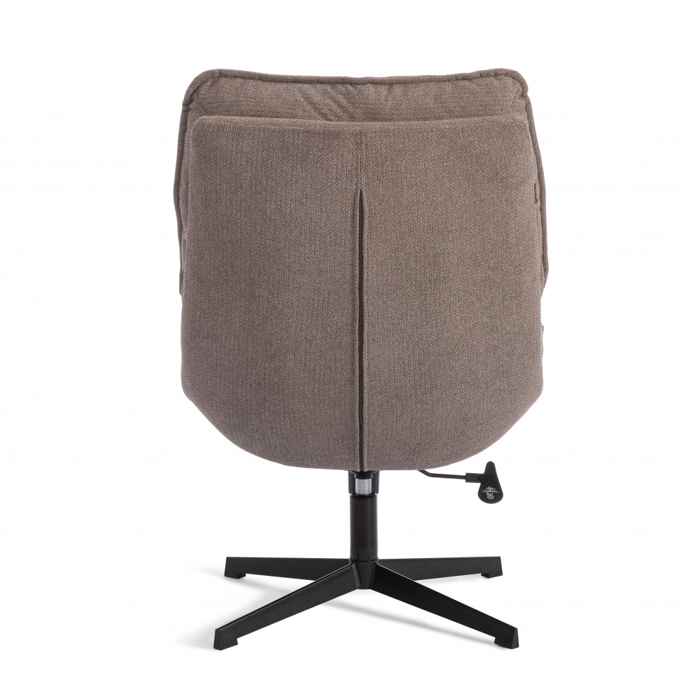 Кресло лаунж Reflex/Рефлекс с пуфом велюр/букле (HYP), бежевый