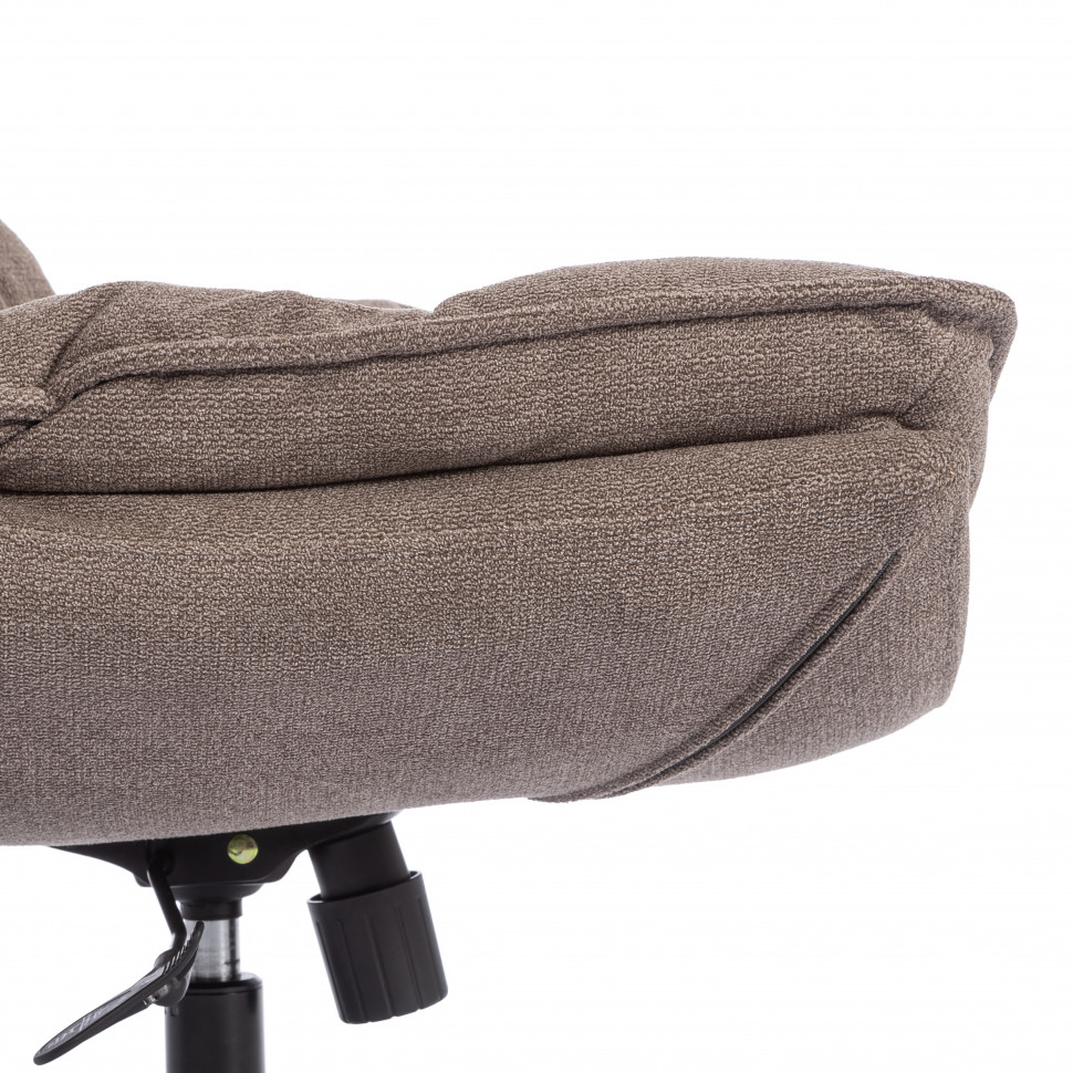 Кресло лаунж Reflex/Рефлекс с пуфом велюр/букле (HYP), бежевый