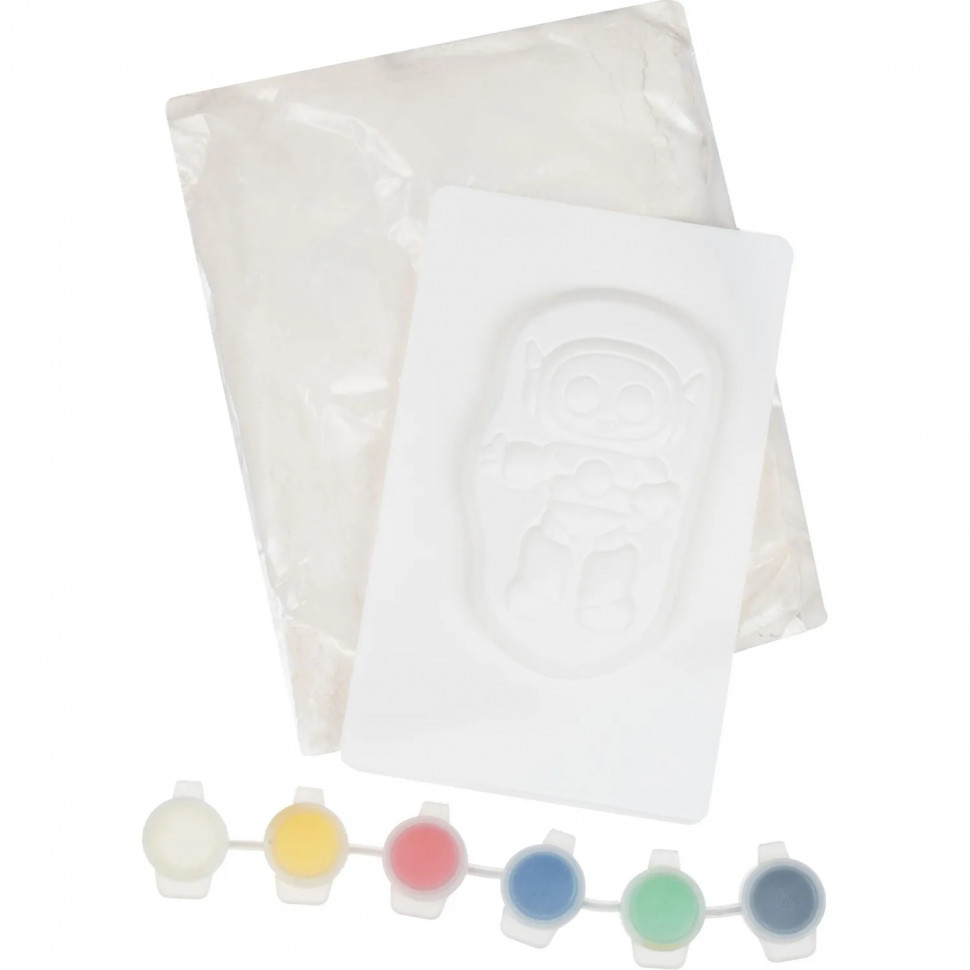 Набор для изготовления и росписи Барельефы из гипса Робокс, Пз/Г-059