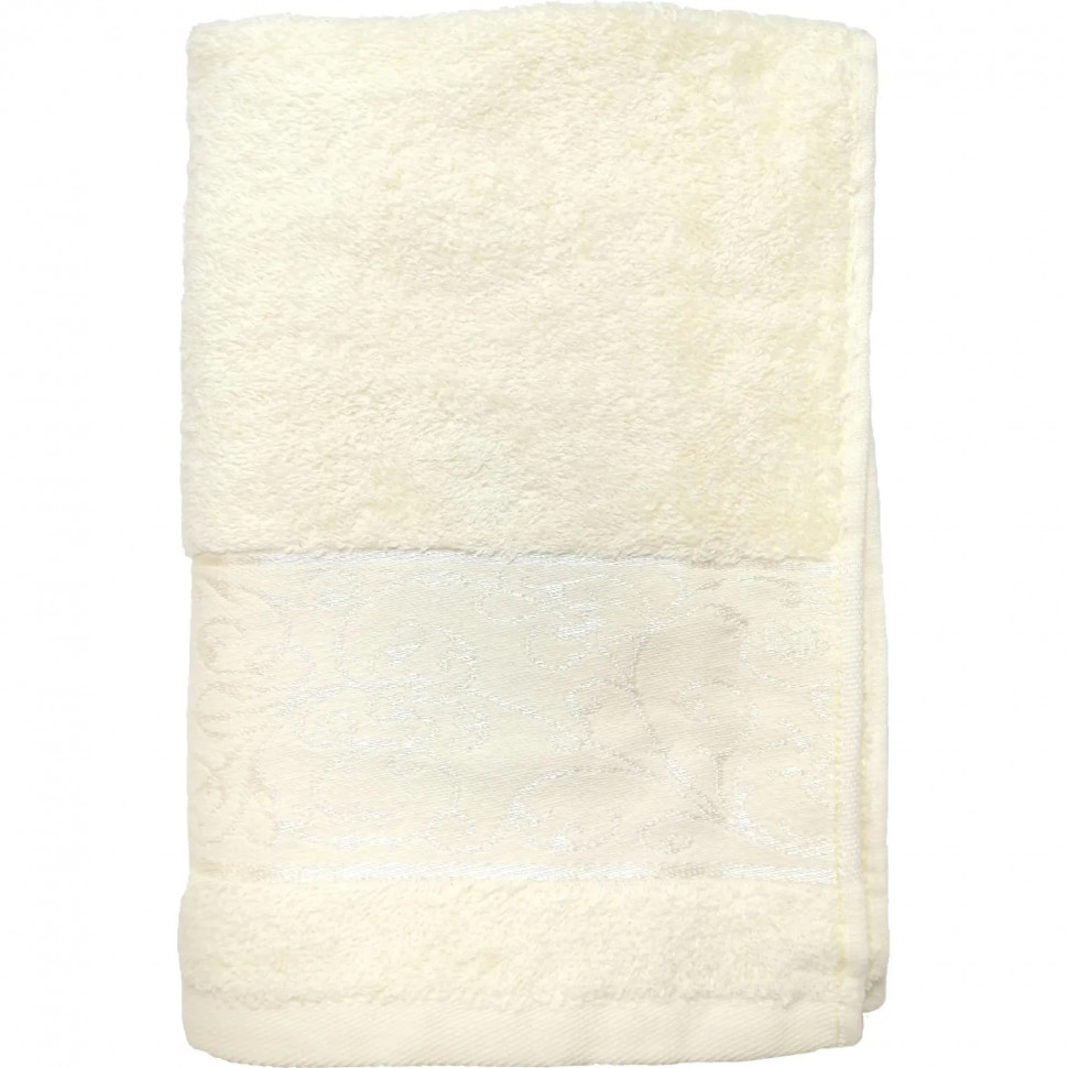 Набор махровых полотенец Аврора (30х50; 50х80; 70х120) кремовый