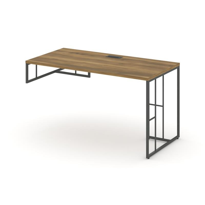 Rift Стол письменный для опорной тумбы левый RF.SPOT-015 (L) Сандал Янтарный/Металл Антрацит 1780*70