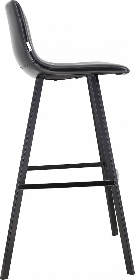 Стул барный Everprof Signal (Сигнал) Экокожа Черный