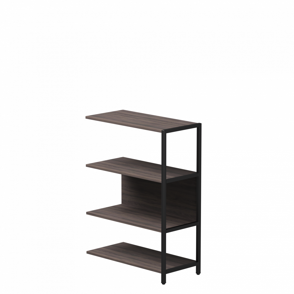 Полустеллаж металлический средний Everprof EVO (ЭВО) 805х385x1120 Дуб Пасадена/Черный