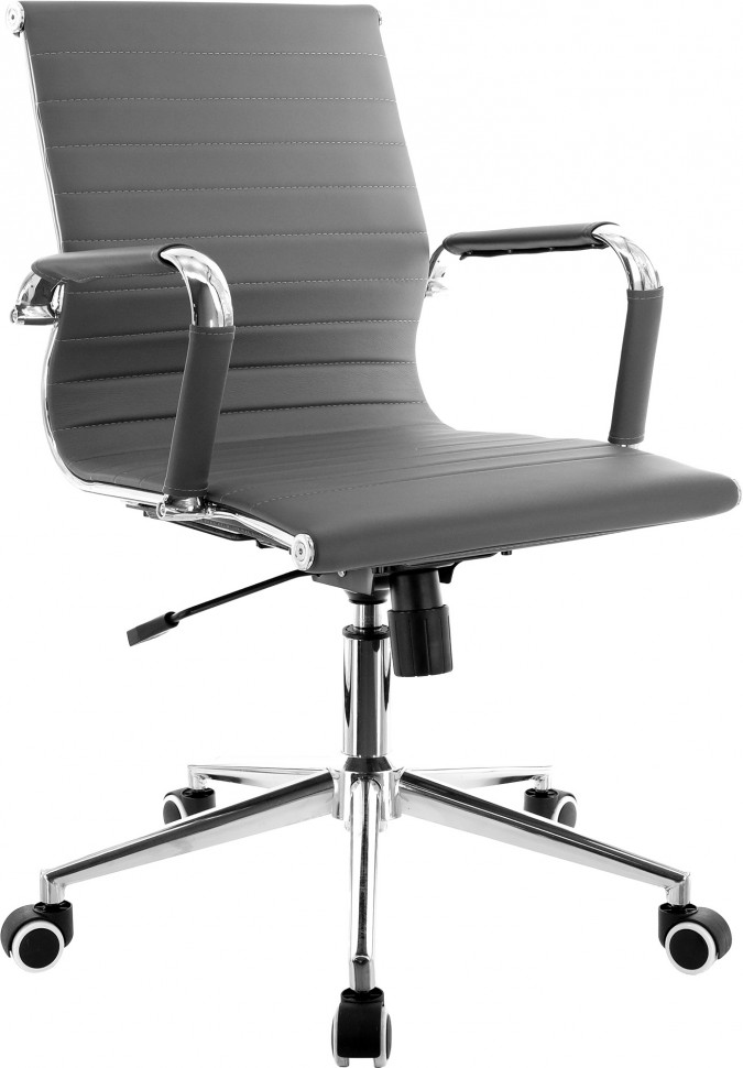 Кресло Everprof Leo (Лео) Т Экокожа Серый