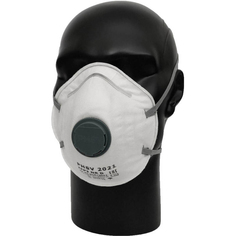 Полумаска фильтрующая PHSV 2021 с кл FFP2 до 12ПДК,(XL)10шт/уп