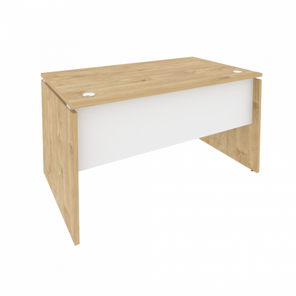 Onix Стол письменный O.SP-3.8 Тиквуд Светлый/Белый Бриллиант 1380*800*750 Onix Стол письменный O.SP-3.8 Тиквуд Светлый/Белый Бриллиант 1380*800*750