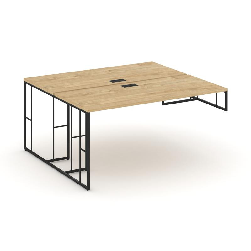 Rift Рабочая станция для опорной тумбы RF.DRSOT-005 Тиквуд Светлый/Металл Черный 1780*1232*750