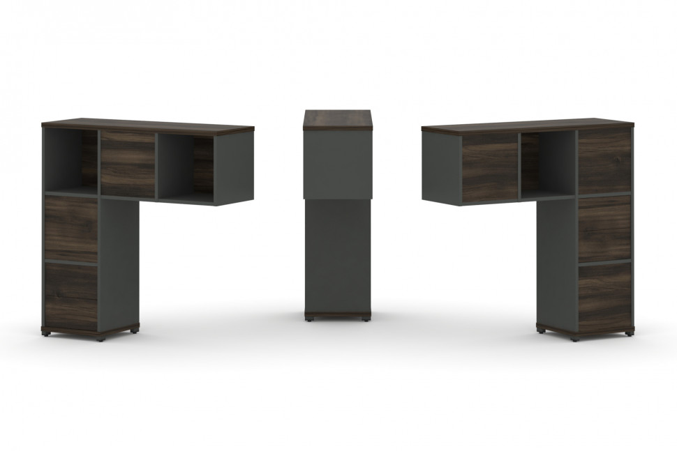 Concept Надставка низкая CN.DNN-003 Дуб Мали/Антрацит/Металл Антрацит 1099*365*1130 Concept Надставка низкая CN.DNN-003 Дуб Мали/Антрацит/Металл Антрацит 1099*365*1130