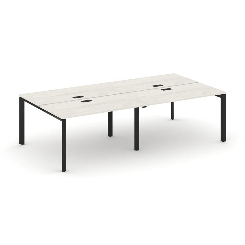 Style Project Рабочая станция двухсторонняя SN-59P.DRS-054 Дуб Наварра/Металл Черный/Черный Заглушка