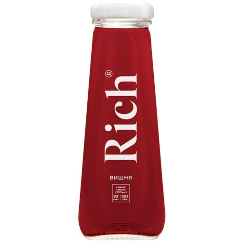 Сок Rich вишня стекл. бут. 0,2л