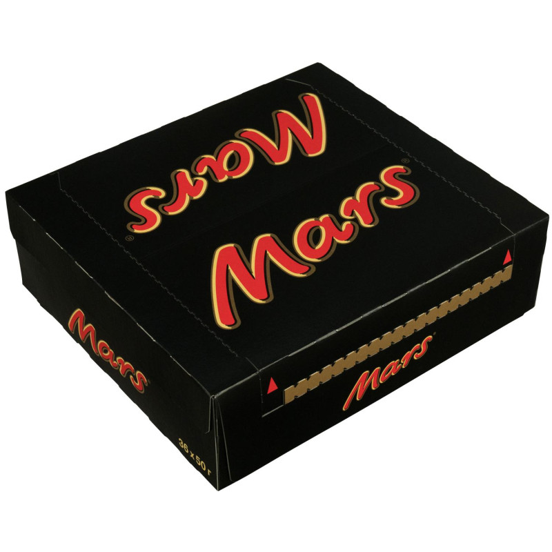 Шоколадный батончик Mars, 50гх36шт/уп