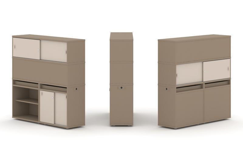 Estetica Набор №15. Тумба двойная+высокая надставка ES.NB.2V-15 Латте/Капучино 1500*410*1520 Estetica Набор №15. Тумба двойная+высокая надставка ES.NB.2V-15 Латте/Капучино 1500*410*1520