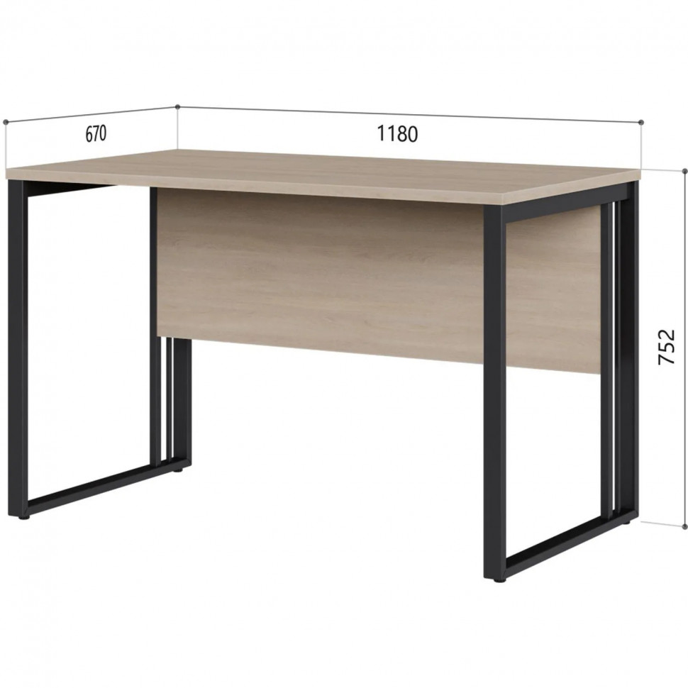Стол К-Loft 241S001 Ш1180 дуб скандин