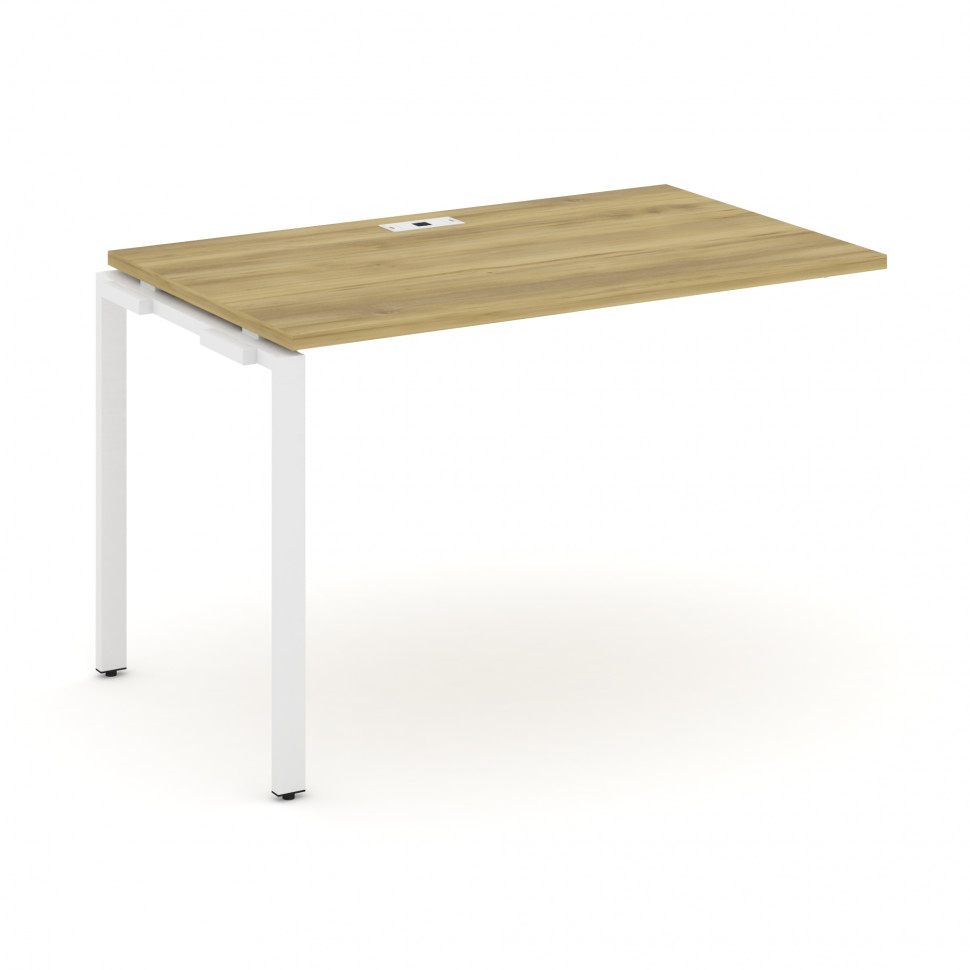 Concept Наборный элемент рабочей станциии CN.ONRS-002 Дуб Винченцо/Металл Белый 1180*720*750